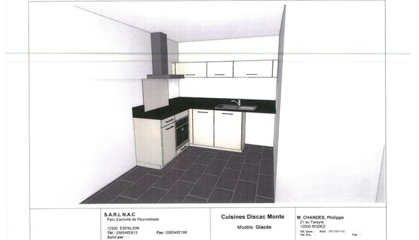 Appartement 2 pièces  à louer Rodez 12000