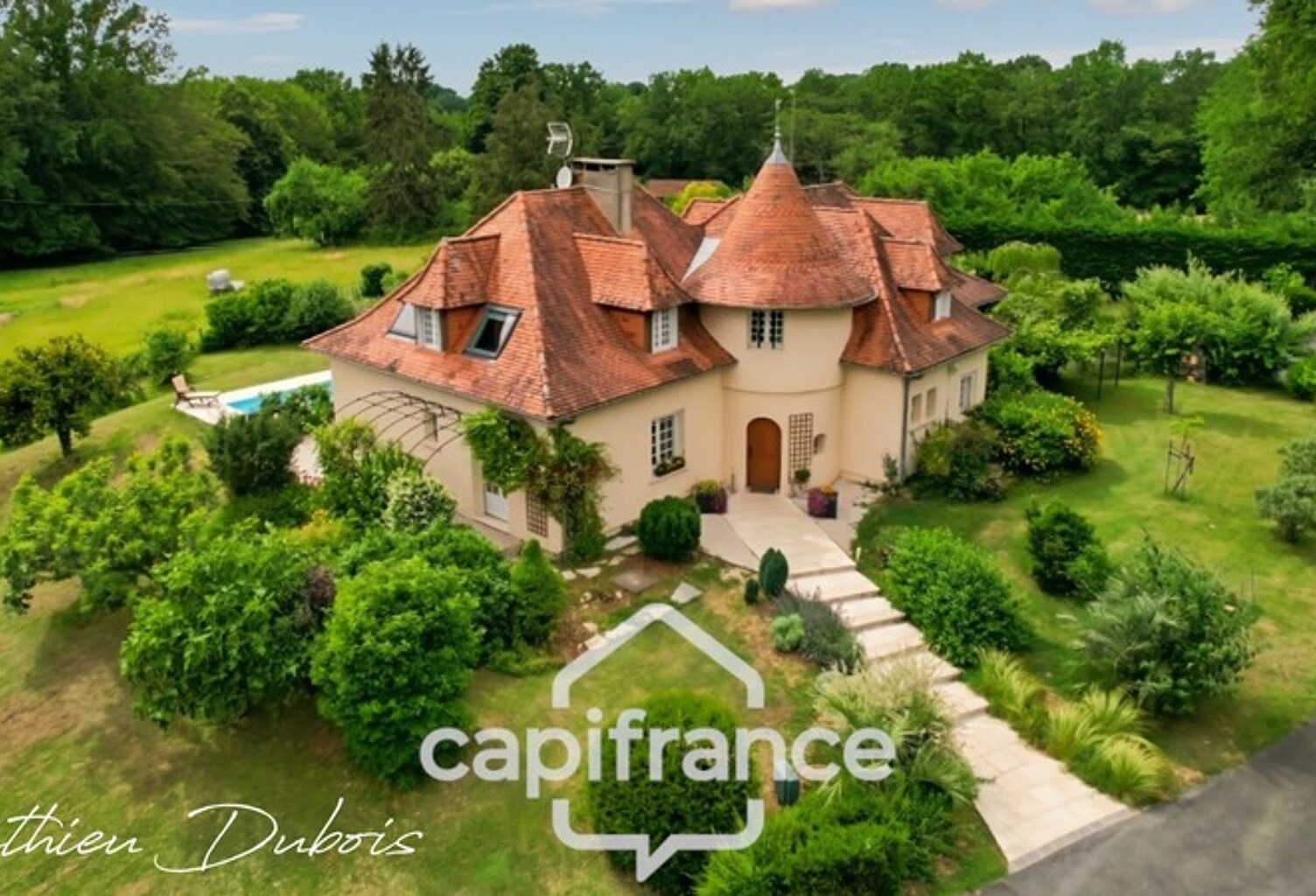 Maison de caractère 225 m² au sol avec piscine et vue campagne - À 5 minutes de Périgueux, Dordogne — photo 1