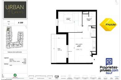 Appartement 2 pièces 182900 €