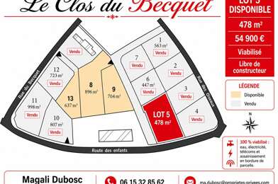 Terrain  54900 €