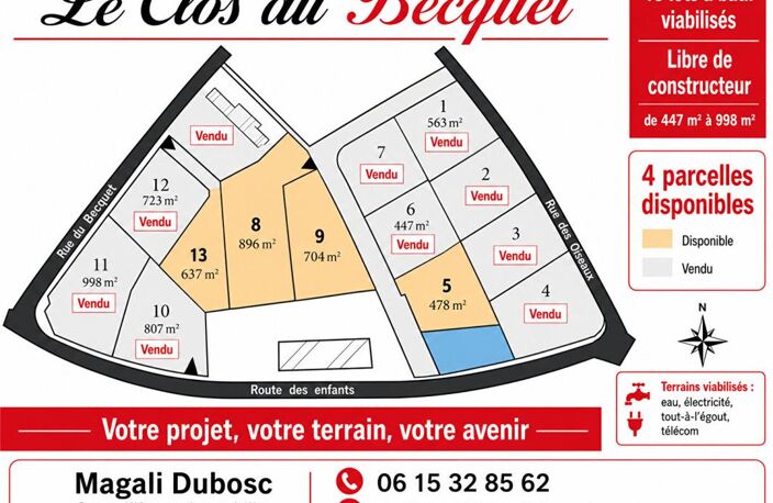 Terrain viabilisé - libre constructeur -  Ste Marguerite sur Fauville — photo 5