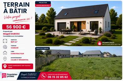 Terrain  56900 €