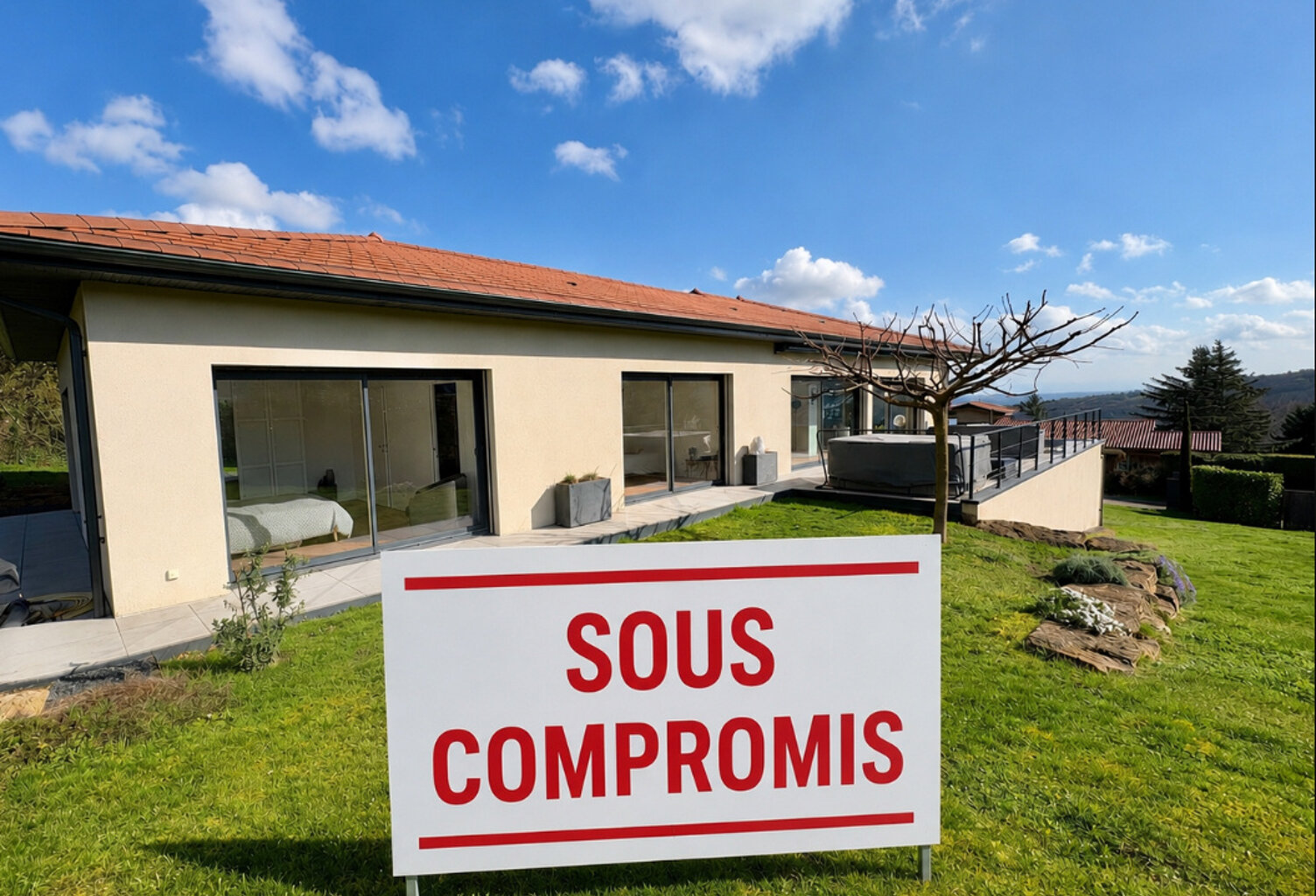 Maison contemporaine Poleymieux au mont d'or — photo 1