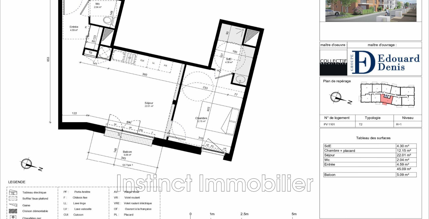 T2 neuf proche mer -  Le Guilvinec - Livraison 2027 — photo 1