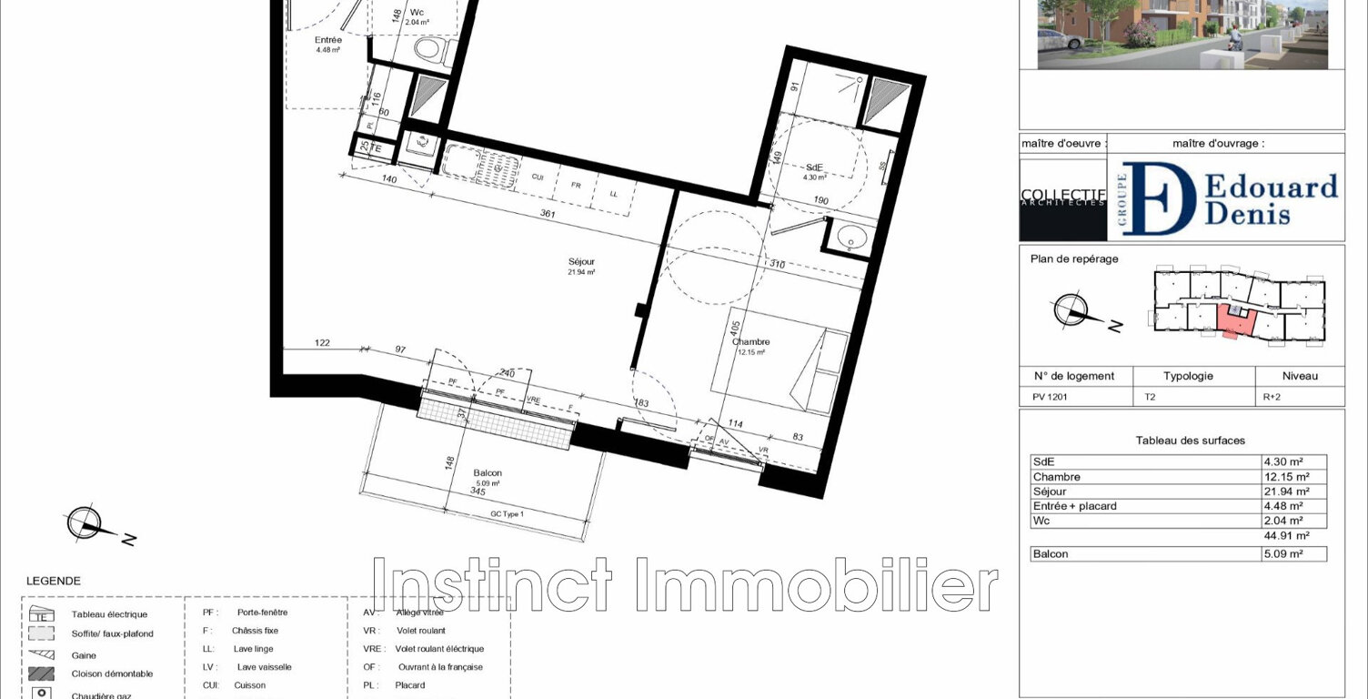 T2 neuf proche mer -  Le Guilvinec - Livraison 2027 — photo 1