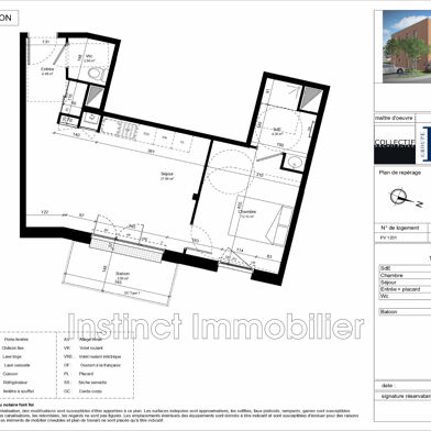 Appartement 2 pièces 155200 €
