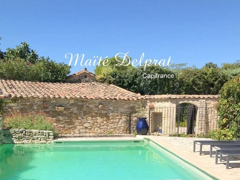 Maison de plain-pied - Piscine, pool house et jardin paysagé – Aubignan (84) — photo 1