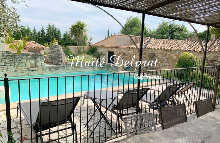 Maison de plain-pied - Piscine, pool house et jardin paysagé – Aubignan (84) — photo 2