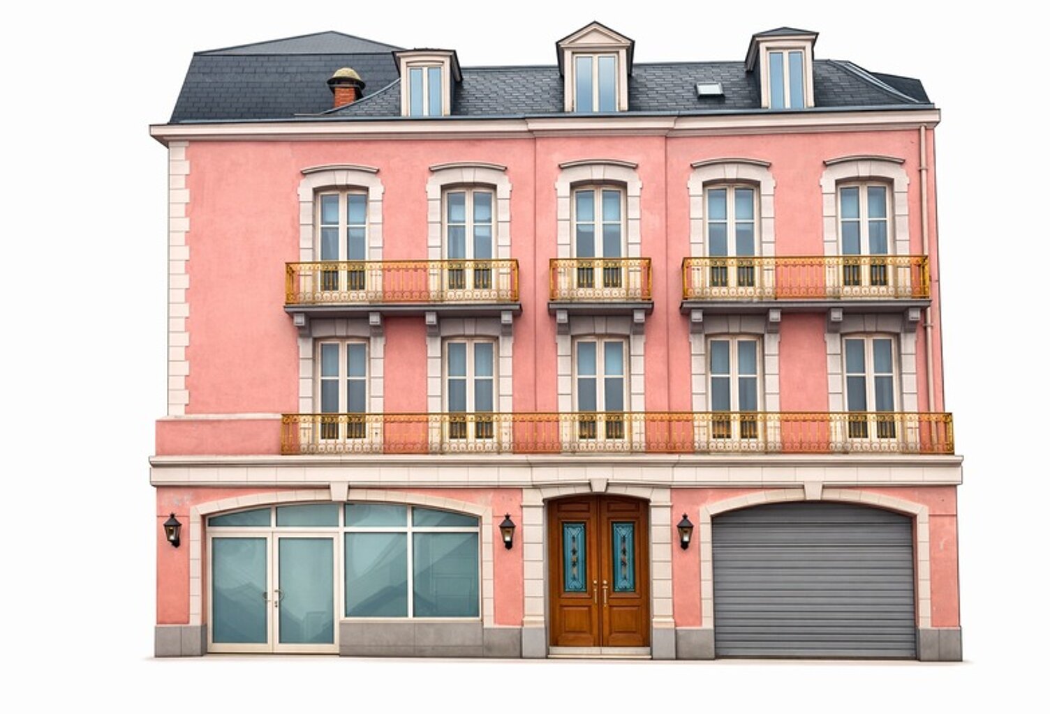 Immeuble de caractère à rénover avec appartement en dernier étage — photo 1