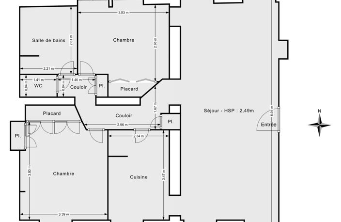 Beaux volumes et quartier recherché ! Appartement 3 pièces de 80 m² traversant - Rue des Messageries, Paris 10e — photo 3