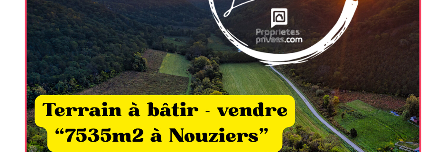 Terrain  7535 m² à vendre à Nouziers (23350)