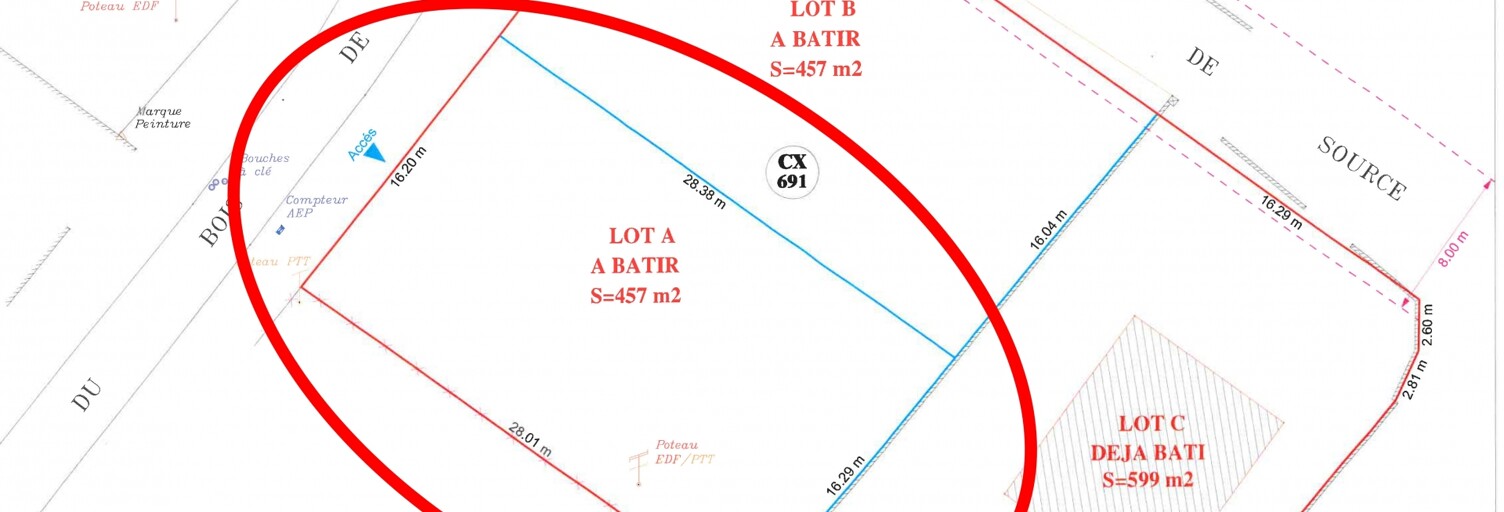 Terrain  457 m² à vendre à Le Tampon (97418)