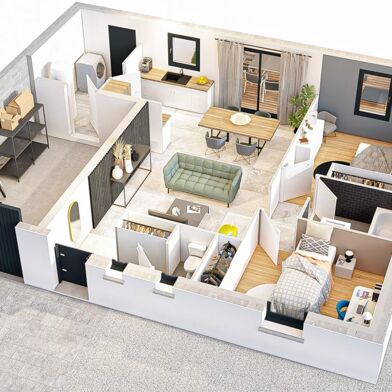 Maison 4 pièces 196526 €