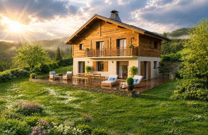 Petit Hameau de Montagne à Sallanches-Panoramique sur les Aravis — photo 4