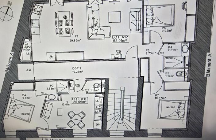 Appartement Vichy 3 pièce(s) 60 m2 — photo 3