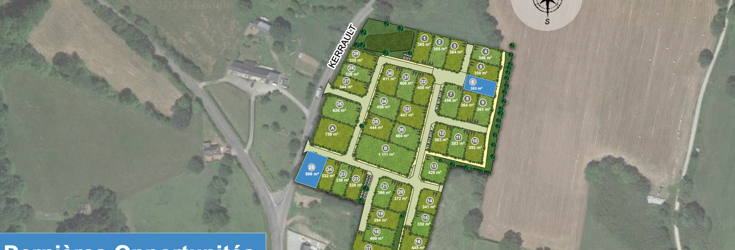 Terrain  353 m² à vendre à Nivillac (56130)