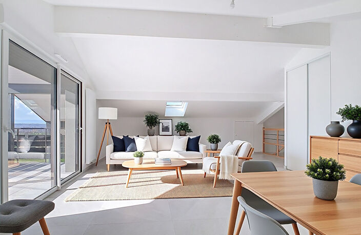 Appartement Brenthonne 5 pièce(s)  en duplex 114.85 m2 — photo 2