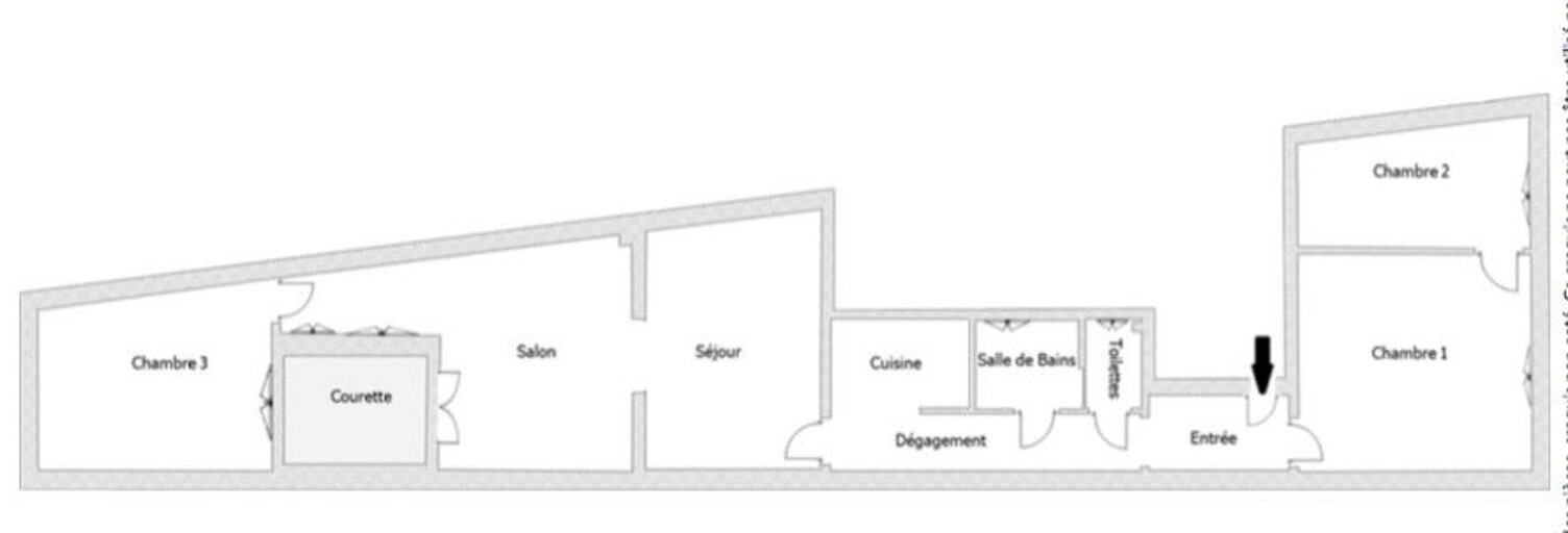 Appartement 5 Pièces 68 m² à louer à Paris 8 (75008)