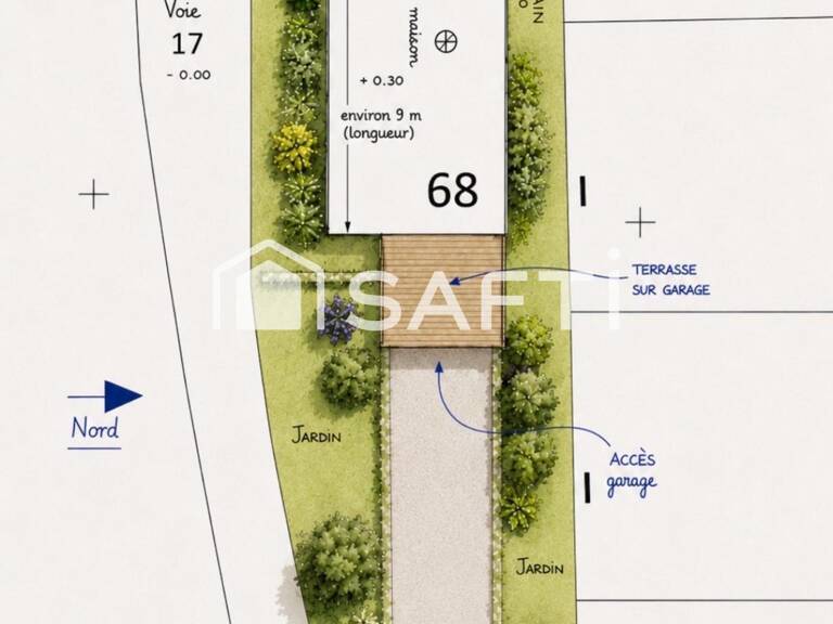 À vendre  Terrain constructible de 613 m² à Quimper — photo 1