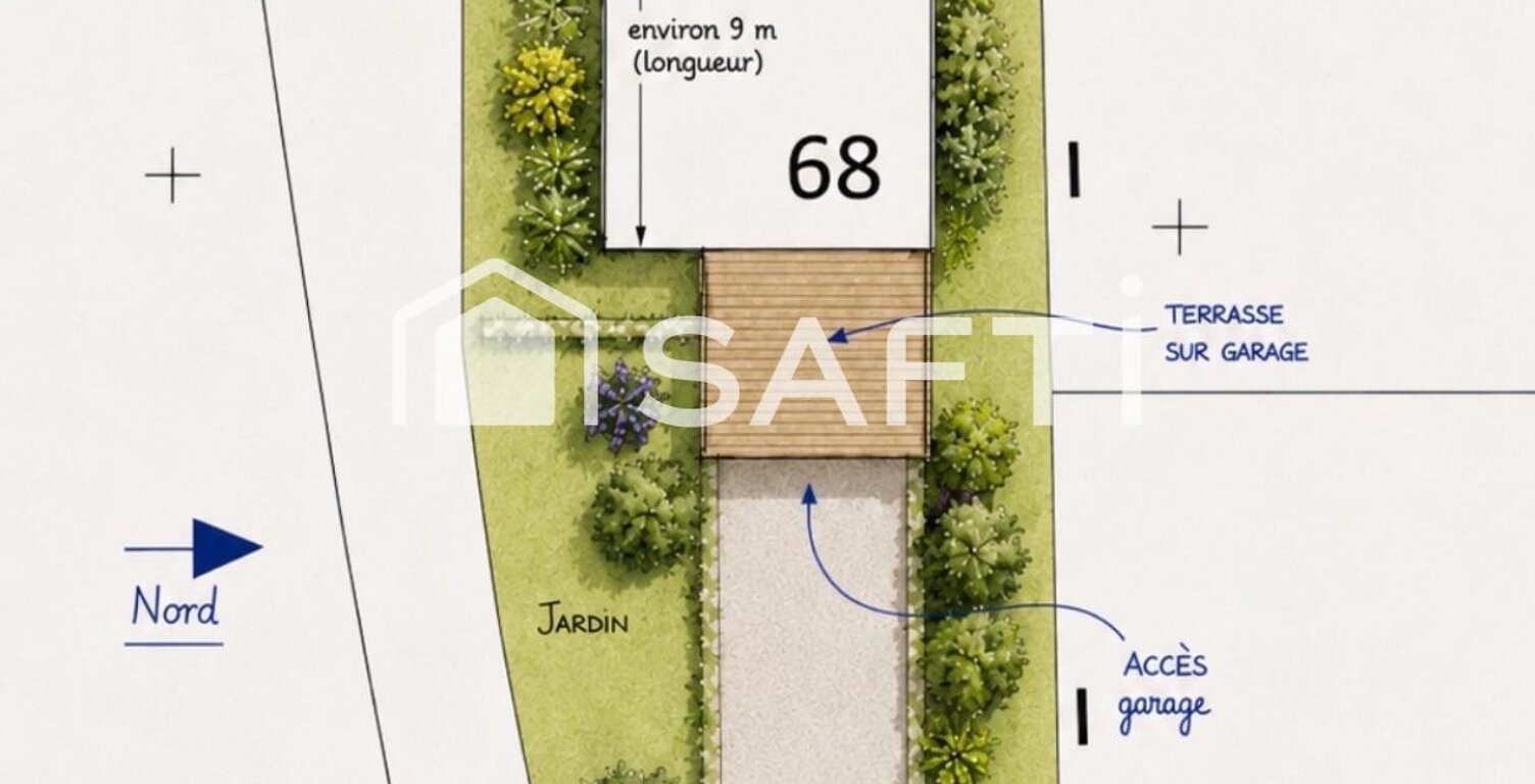 À vendre  Terrain constructible de 613 m² à Quimper — photo 1