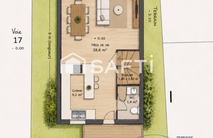 À vendre  Terrain constructible de 613 m² à Quimper — photo 2