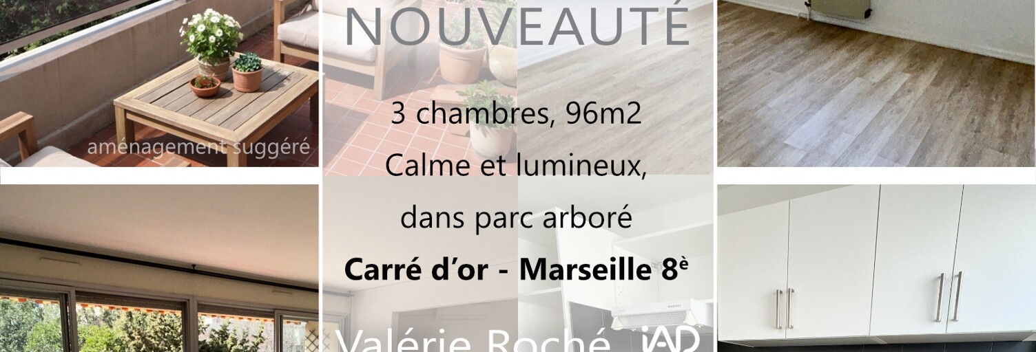Appartement 4 Pièces 96 m² à vendre à Marseille 8 (13008)