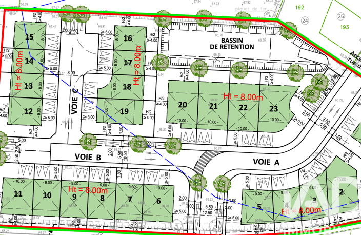 Vente Terrain à bâtir 158 m&sup2; — photo 4
