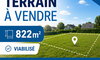 Terrain  822 m² à vendre à Camarsac (33750)