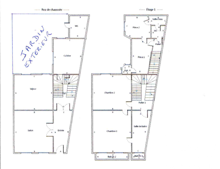 Bordeaux - 175m² - 9p. - 5ch.