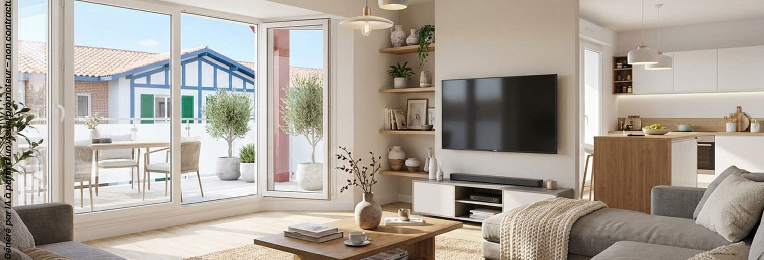 Appartement neuf T2, T3, T4 Pièce 40 à 75 m² à vendre à Sanguinet (40460)