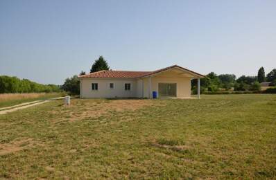 A vendre, Gers, secteur de Condom : Maison de plain-pied neuve, très économe, 4 chambres, garage et jardin de 2 851m². Proche des commodités et services de base d'un village — photo du bien