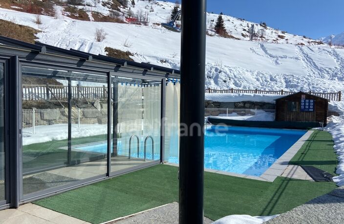 En Savoie (73), à vendre station de ski, Domaine Galibier Thabor 1800, T2, balcon, piscine, belle vue — photo 4