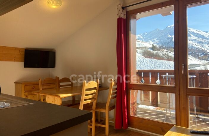 En Savoie (73), à vendre station de ski, Domaine Galibier Thabor 1800, T2, balcon, piscine, belle vue — photo 5