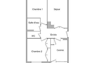 Appartement 3 pièces 1000 €