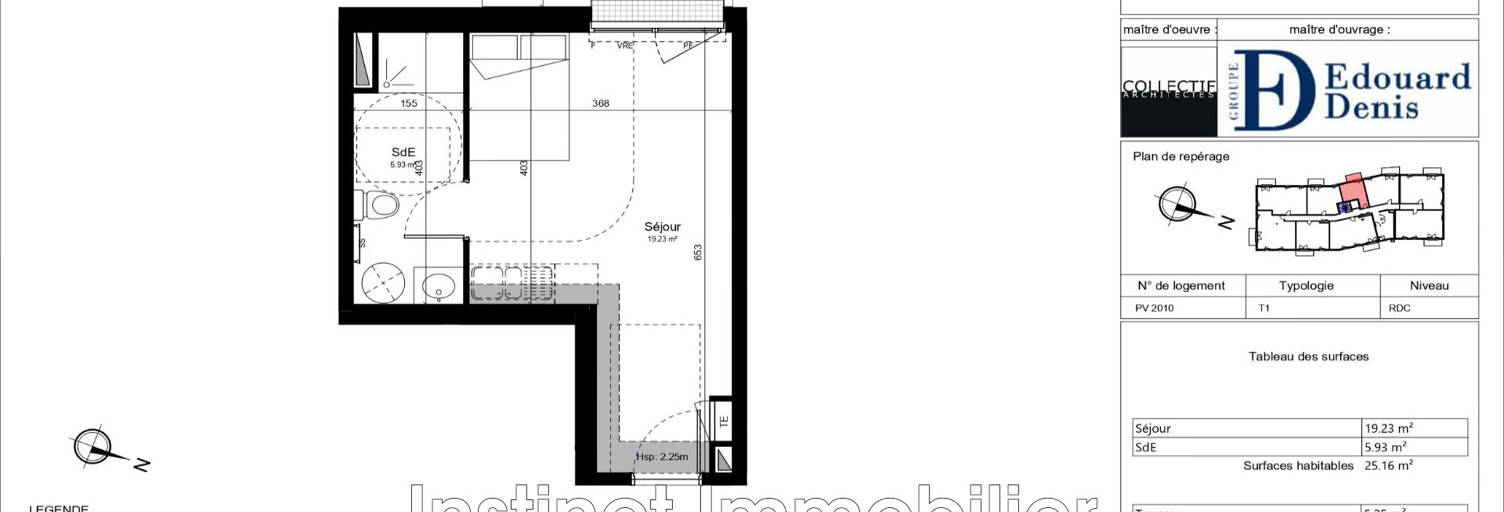 Appartement 1 Pièce 25 m² à vendre à Guilvinec (29730)