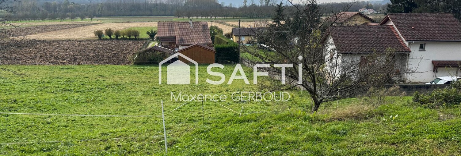 Terrain  1278 m² à vendre à La Rivière (38210)