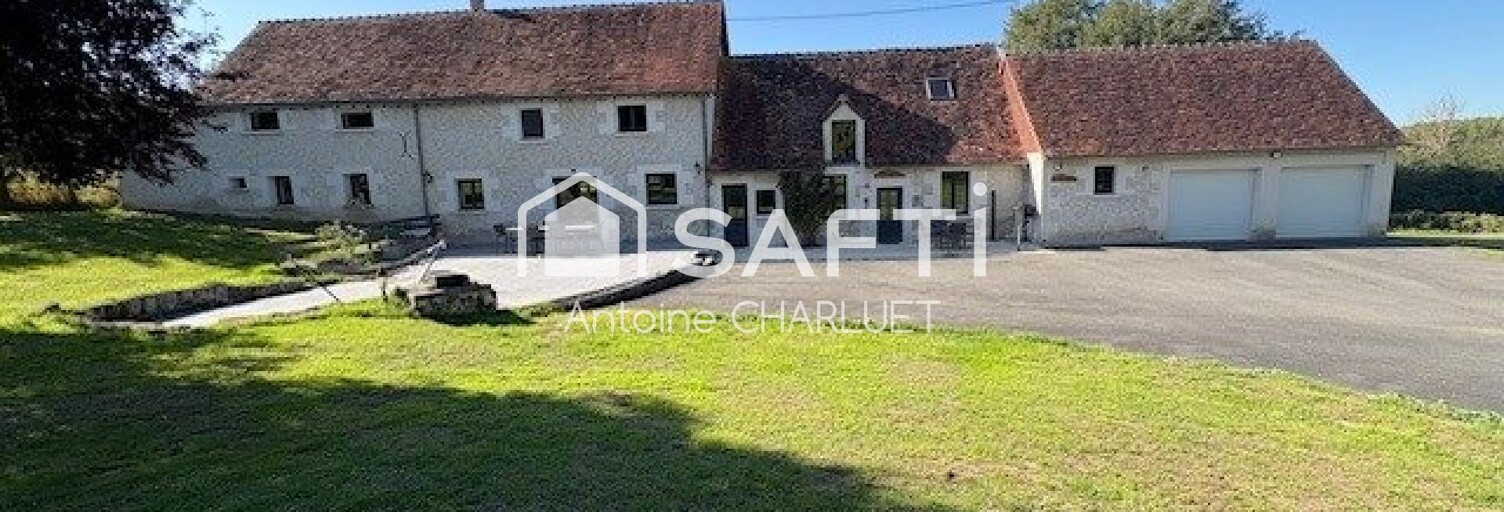 Maison 9 Pièces 255 m² à vendre à Châtillon-sur-Indre (36700)