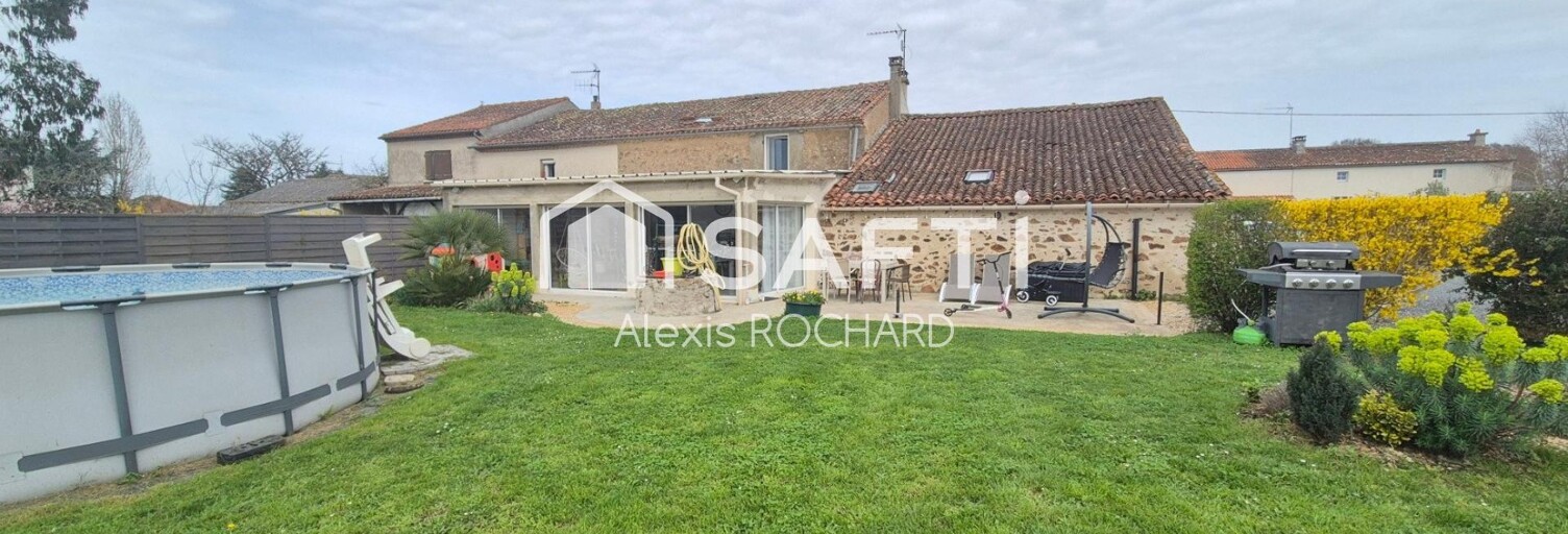 Maison 7 Pièces 194 m² à vendre à Millac (86150)