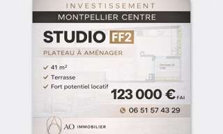 Appartement 1 Pièce 41 m² à vendre à Montpellier (34000)