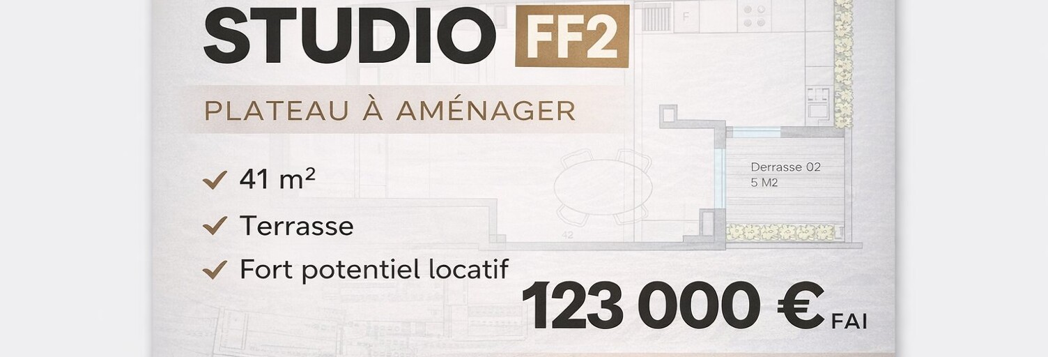 Appartement 1 Pièce 41 m² à vendre à Montpellier (34000)