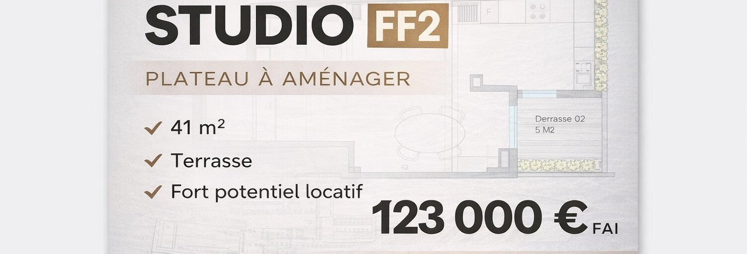 Appartement 1 Pièce 41 m² à vendre à Montpellier (34000)