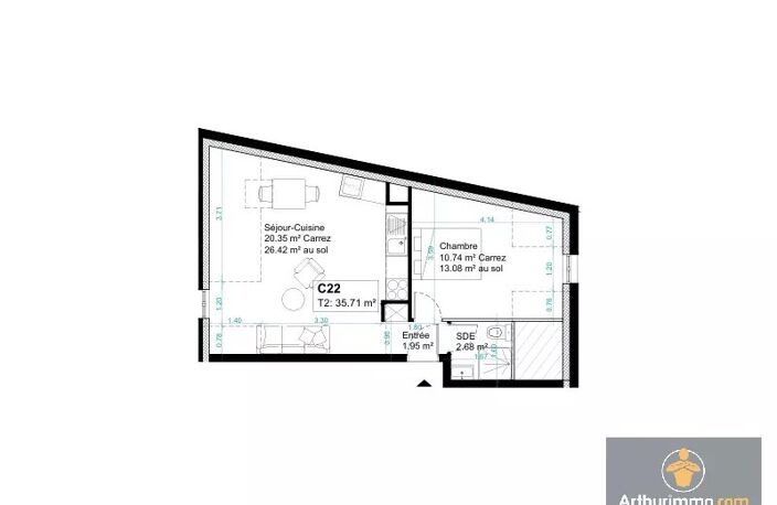 Appartement neuf 2 a 5 pièces — photo 3