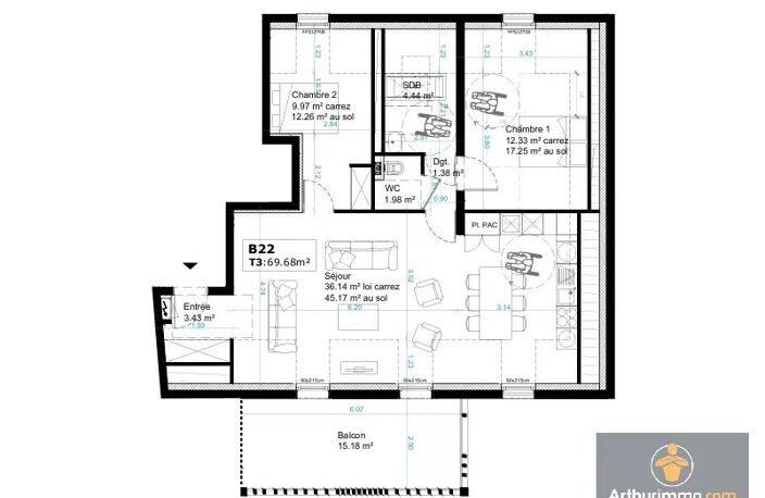 Appartement neuf 2 a 5 pièces — photo 4