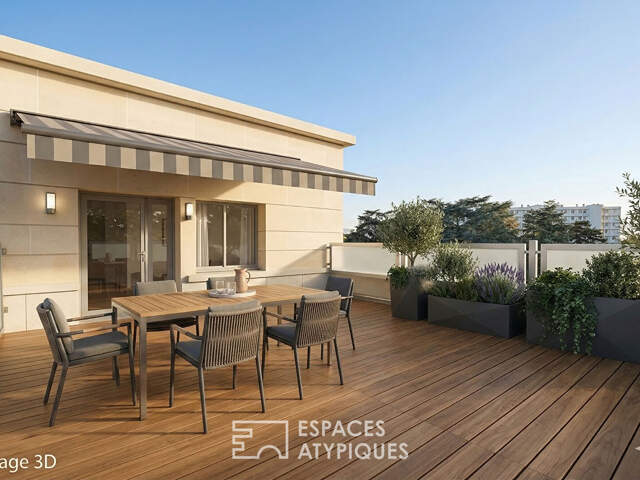 Toit terrasse à Bron — photo du bien
