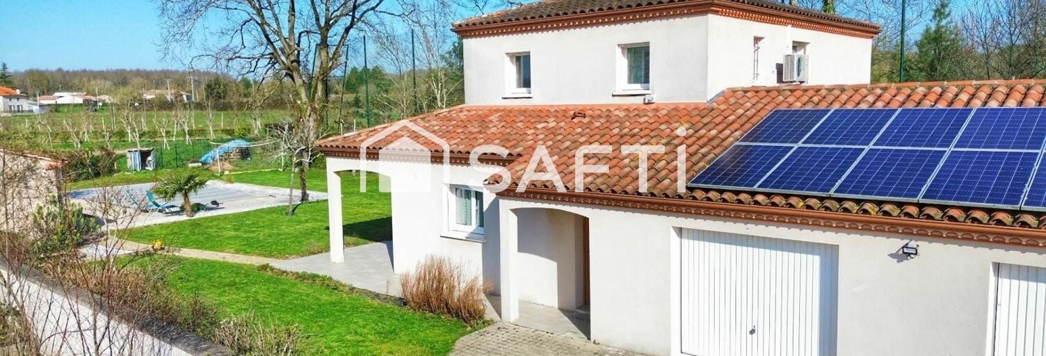 Maison 8 Pièces 165 m² à vendre à Saint-Sylvestre-sur-Lot (47140)