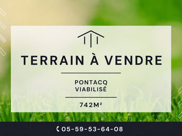TERRAIN PLAT VIABILISE DE 742m2 LOT 3 — photo du bien