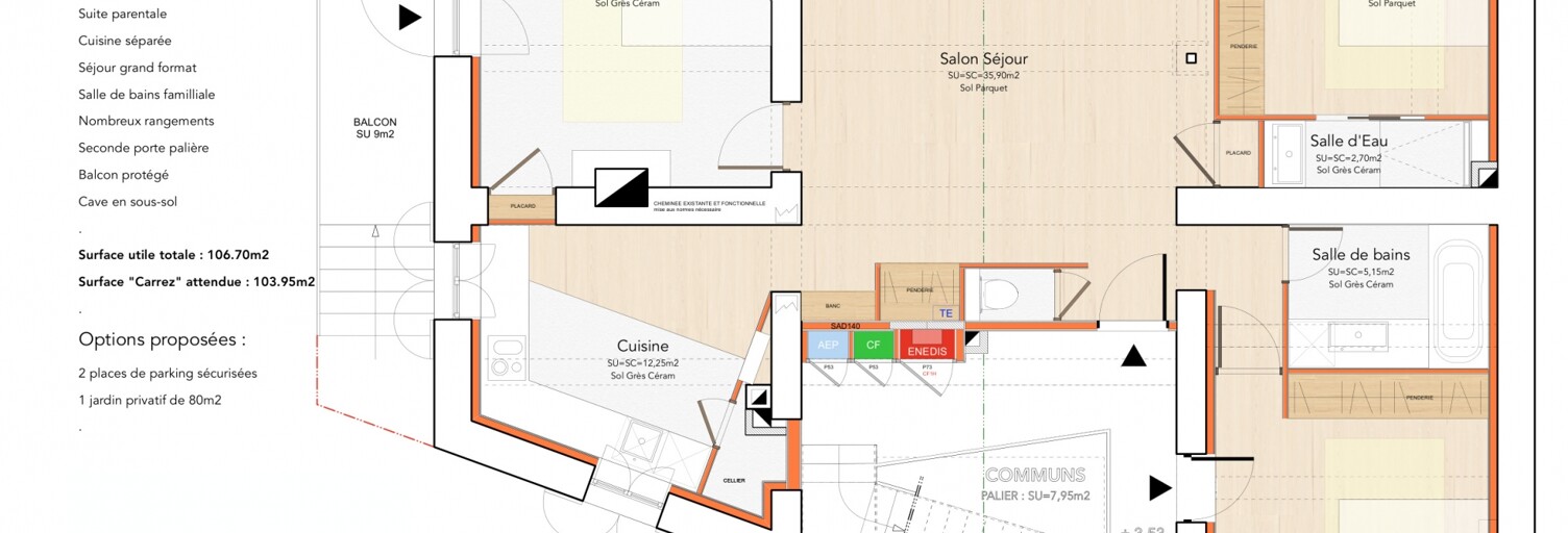 Appartement 4 Pièces 104 m² à vendre à Poleymieux-au-Mont-d'Or (69250)