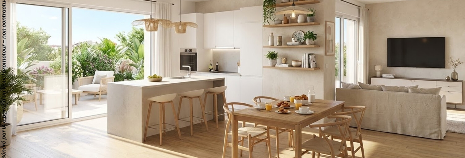 Appartement neuf T2, T3, T4 Pièce 40 à 75 m² à vendre à Lunel (34400)