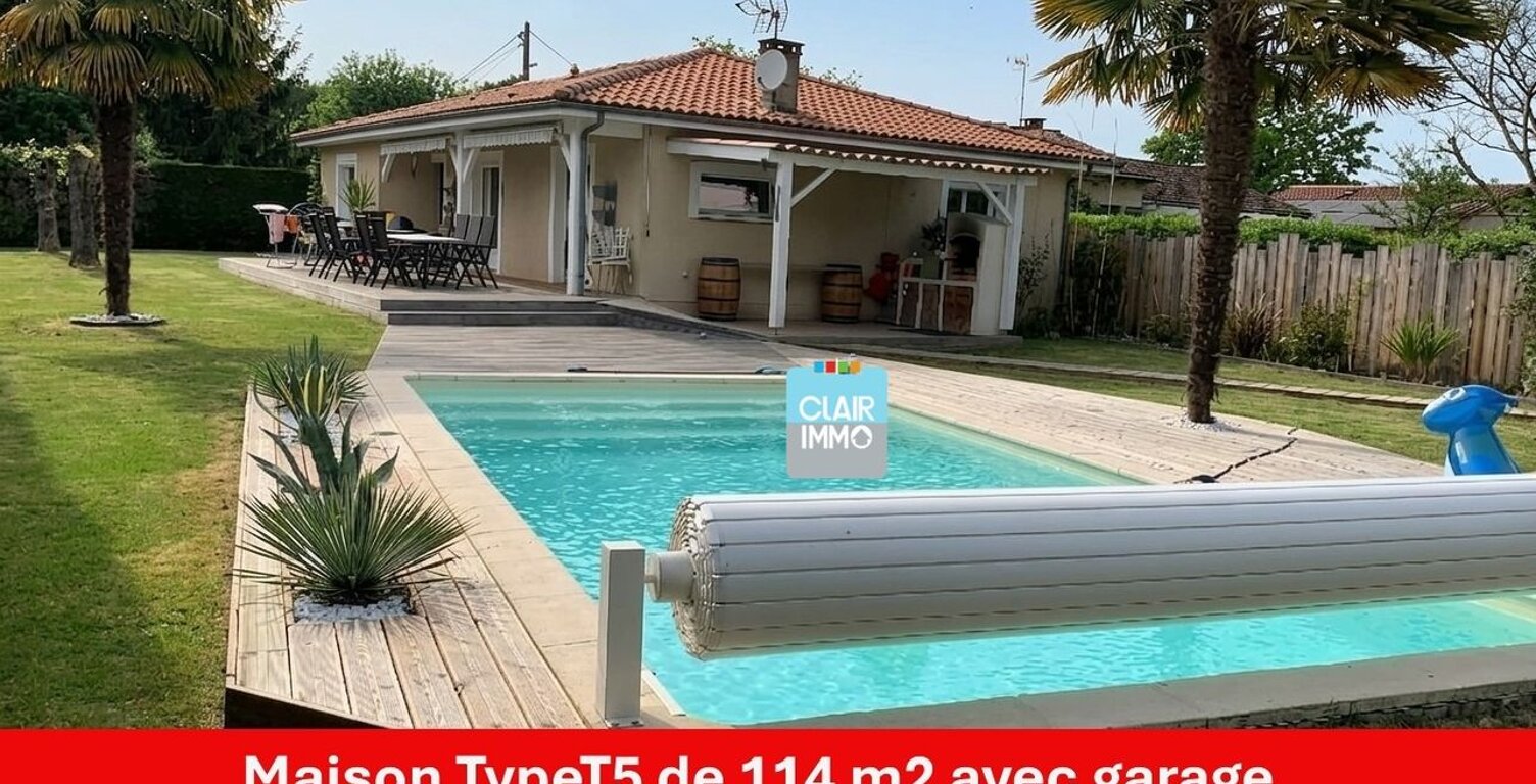 Maison de plain-pied T5 114 m²  Piscine  Garage double — photo 1