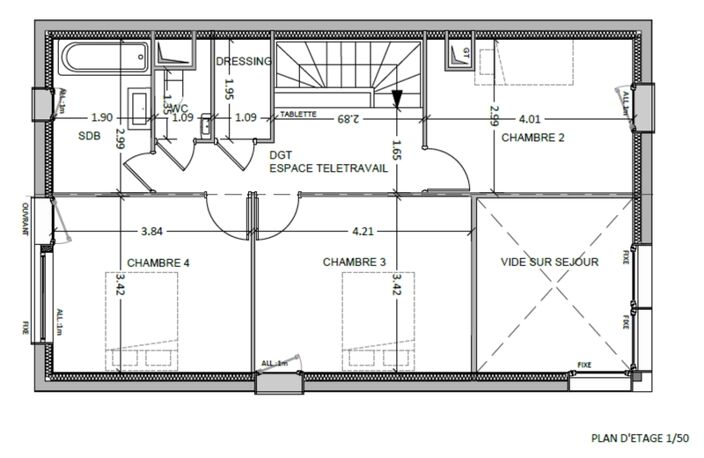 Maison contemporaine 124,5 m² – 5 pièces – Sannois 95110 (Quartier Pasteur) — photo 5